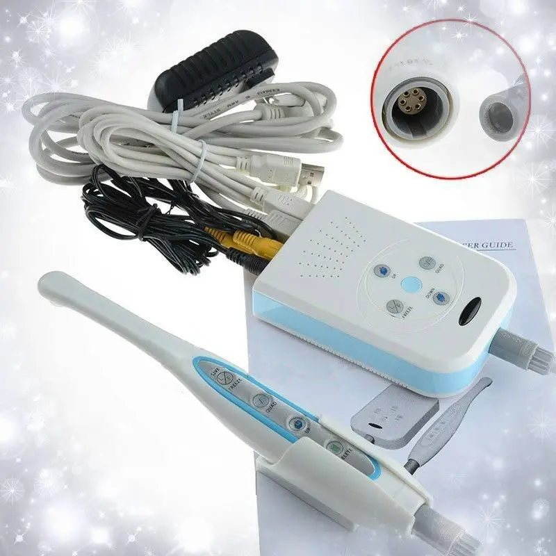 2016 NEW Arrival 2.0 Mega Pixels Wired Dental Intraoral Camera Video/VGA/USB 3 Output Toiletry Kits