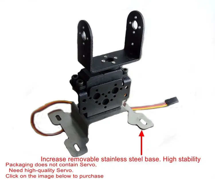 

servo bracketF Short Pan And Tilt Servos Bracket Sensor Mount Kit For Robot Arduino Compatible Wholesale Retail