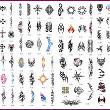 Трафарет для татуировки Золотой Феникс № 08 трафареты для аэрографического татуажа 100 шт Тотем тематическая картина