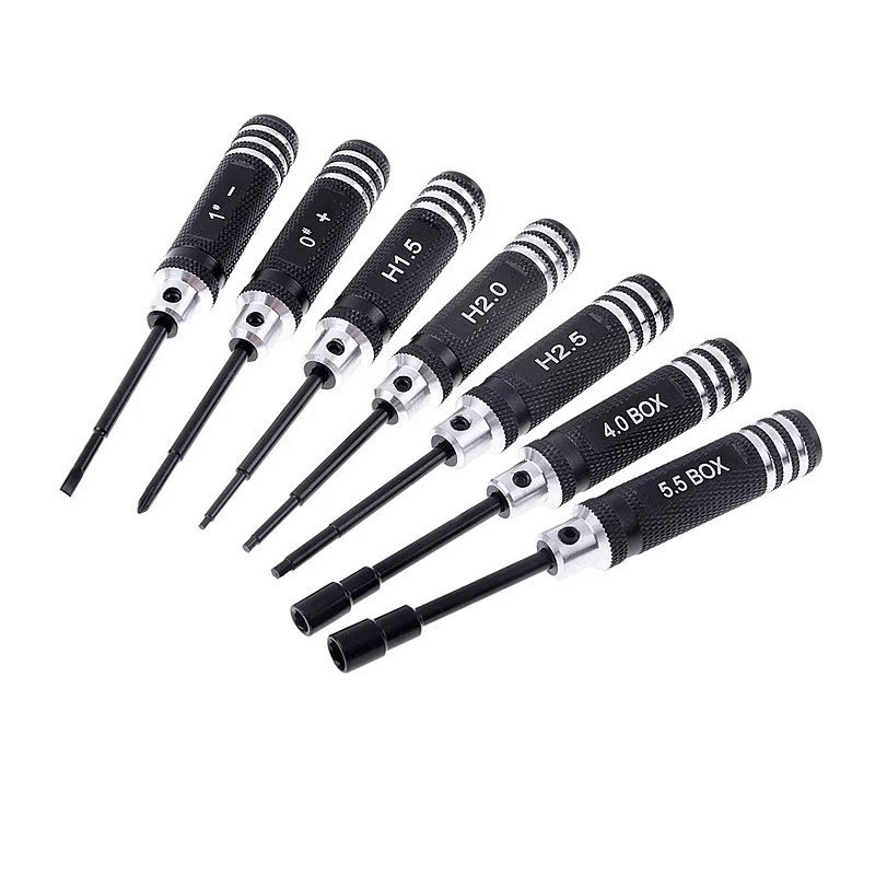 New Arrival 7pcs Screw Driver Hex for RC helicopter plane Car