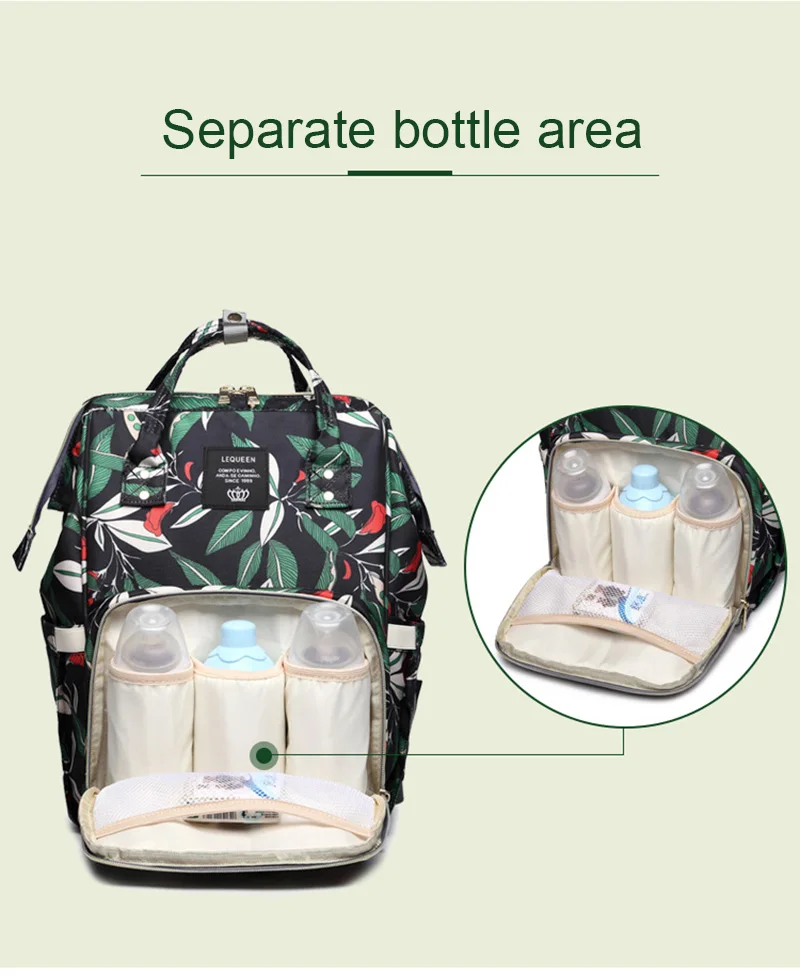 Baby Diaper Bag Travel Mummy Maternity Large Capacity Backpack Organizers Nappy Changing Bags Waterproof Nursing Bag Wet Bag (15)