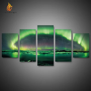 

Artryst HD Print Northern Lights Modern Paintings and Posters Decorated for Living Room Frames Canvas Painting Art Wall AR010