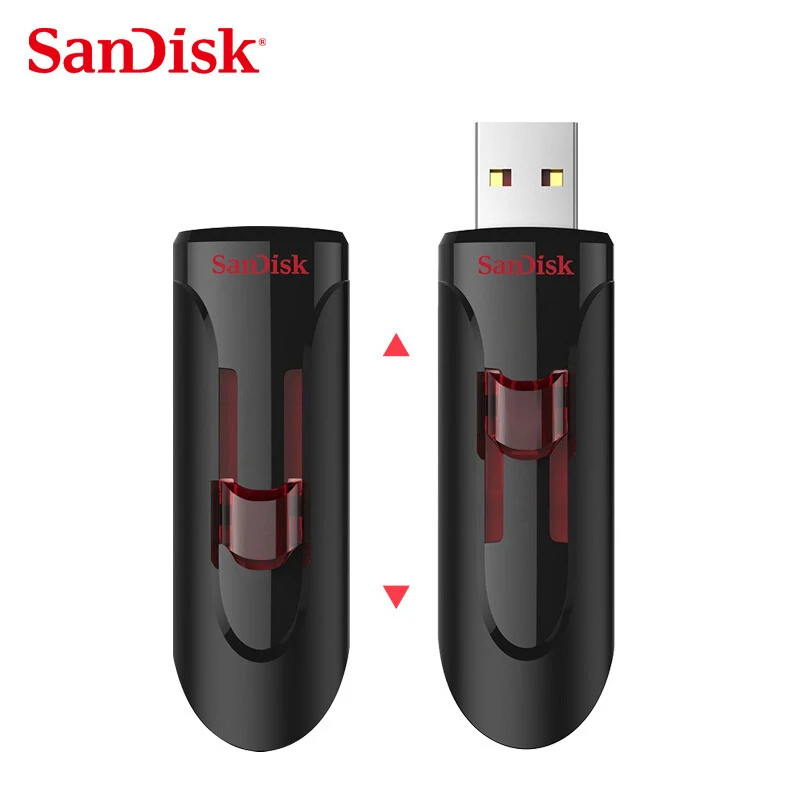 100% Оригинал SanDisk CZ600 USB флеш накопитель 128 ГБ Супер Скоростной 3 0 карта памяти 256