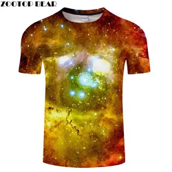 2018 новый Galaxy футболки с 3D-принтом Мужская футболка Топы унисекс Лето Camisetas Hombre Camisetas S-6XL Размеры Прямая поставка ZOOTOP медведь