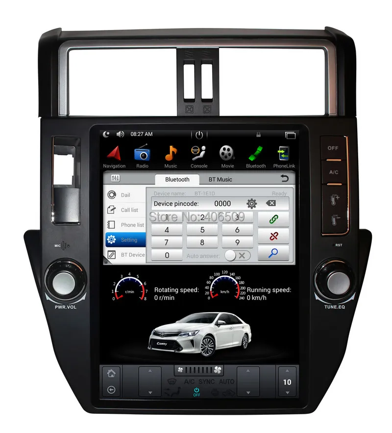 Top 12.1" Tesla Style Android 7.1 Car Player GPS Navigation for Toyota Land Cruiser Prado 150 2010 2011 2012 2013 with Radio BT 2 Top 12.1" Tesla Style Android 7.1 Car Player GPS Navigation for Toyota Land Cruiser Prado 150 2010 2011 2012 2013 with Radio BT 2