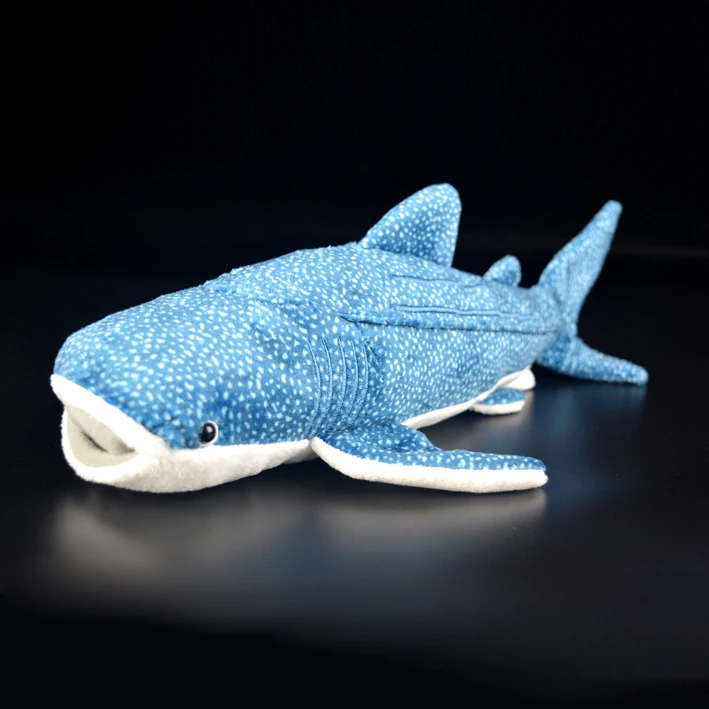 1pc 35cm simulation shark New Arrival Stuffed Ocean Animal Realistic Fish Lifelike Plush Toy Soft Toy Whale shark