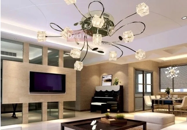 

FREE SHIPPING ceiling lamp with the remote control lamps and lanterns of generation is contracted crystal ceiling lamp ZZP48
