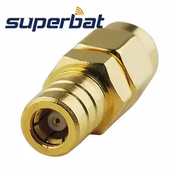 Superbat 5 шт. Бесплатная доставка SMA-SMB РФ адаптер SMA разъем для SMB штекер прямо золото-плиссированные РФ коаксиальный разъем