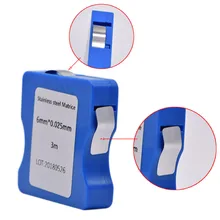 Стоматологический светильник для восстановления пленки из нержавеющей стали/полиэстера, прозрачные Матричные полосы из полимера, ширина 5 мм/6 мм/7 мм, 0,025 мм