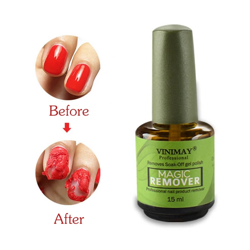 

2019 New Magic Burst Gel Nail Polish Remover Cleaner Nail UV Gel Degreaser Liquid Remove Sticky Layer Manicure Tools 15ml