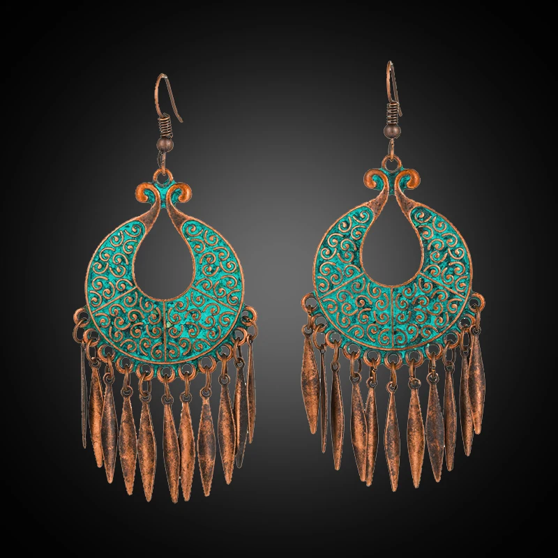 

Antique Dangle Hanging Drop Earrings for Women 2018 New Fashion Women Ear Jewelry Accessories E020639
