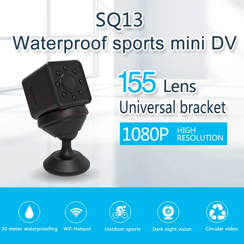 FANGTUOSI SQ13 WIFI маленькая мини камера HD 1080P видео сенсор ночное видение микро видеокамера DVR регистратор движения видеокамера SQ 13 FANGTUOSI SQ13 WIFI маленькая мини камера HD 1080P видео сенсор ночное видение микро видеокамера DVR регистратор движения видеокамера SQ 13