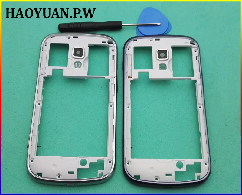 

HAOYUAN.P.W New Original Back Frame Cover Housing Case with side button + Tool For Samsung Galaxy S Duos S7562
