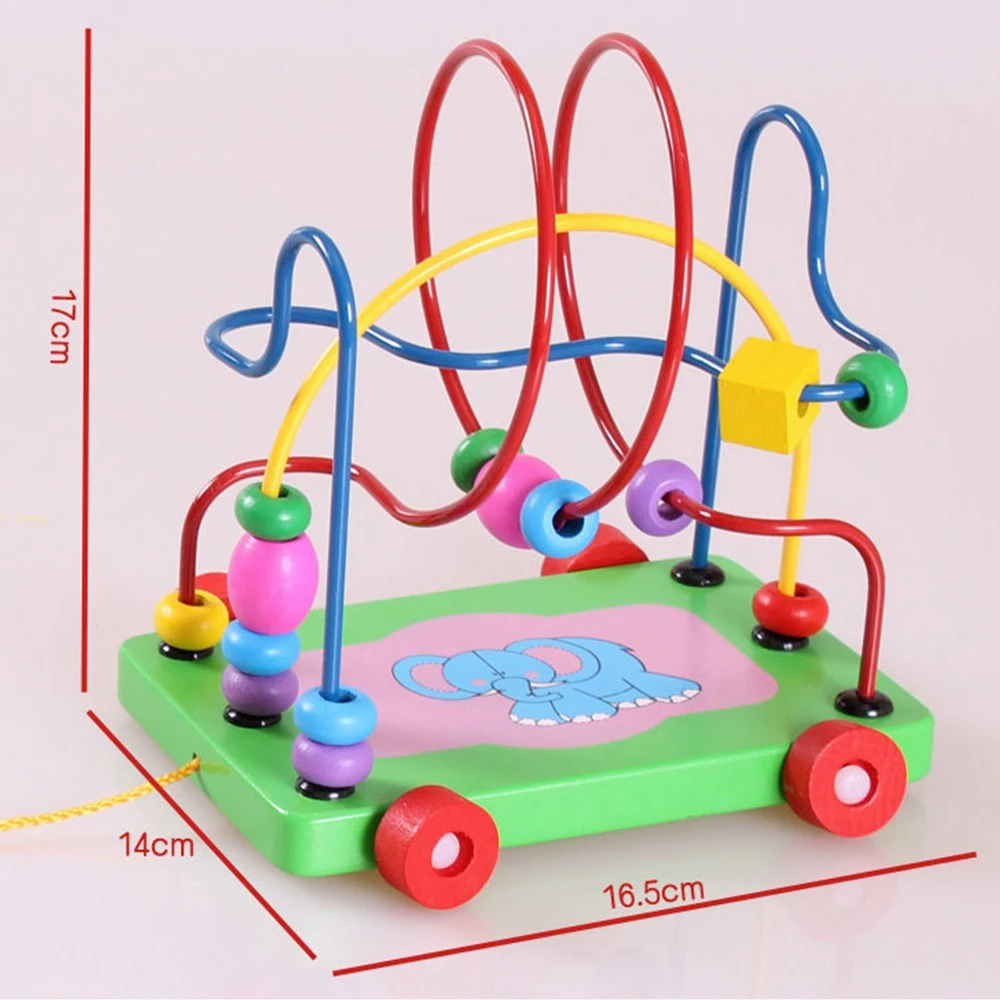 Новинка, 1 набор, деревянные игрушки Монтессори, счетные круги, бусина, Abacus, проволока, цветной ролик, лабиринт, детские игрушки, деревянная игрушка для детей, подарок