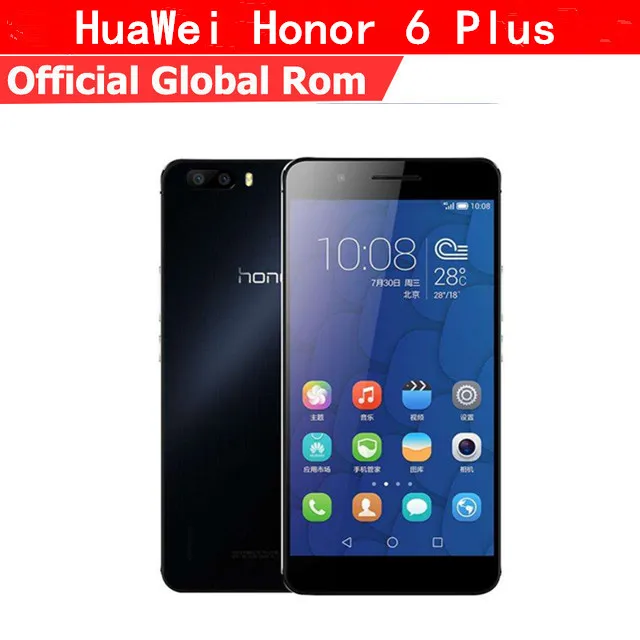 

International Firmware Honor 6 Plus 4G LTE Smart Phone Kirin 925 Android 4.4 5.5 Inch IPS 1920X1080 3GB RAM 32GB ROM NFC