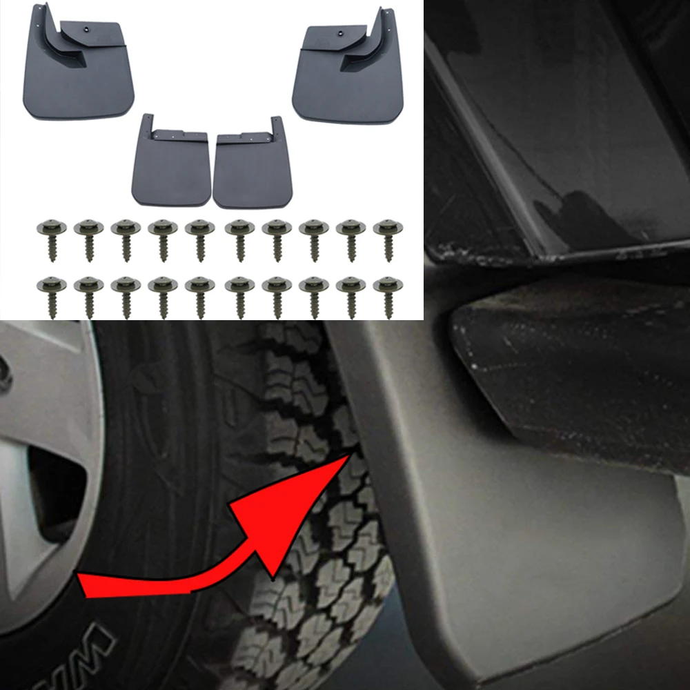 For 2018 Jeep Wrangler JL Body Style Splash Guards Fender Flares Mud Flaps for Jeep Wrangler JL Front and Rear Mudguards (18)