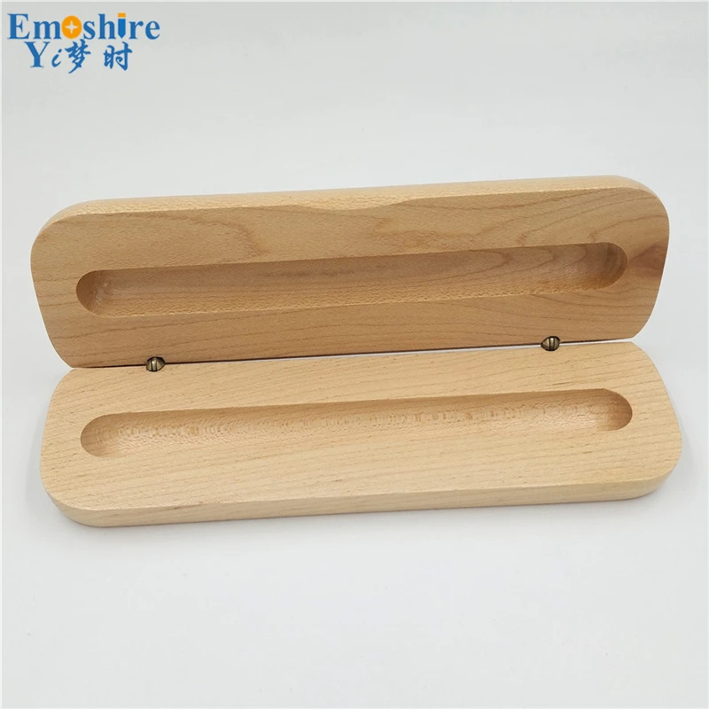 Emoshire Factory direct sales of wood single wood pen box box box gift box spot a small amount of wholesale (7)