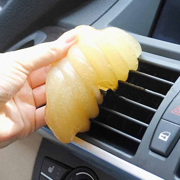

CITALL Yellow Universal Car Cleaning Magic Super Clean Tool Glue Gel Outlet Dashboard For Audi BMW VW Golf Toyota Mercedes Benz
