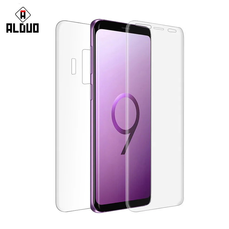 Мягкая пленка не стекло для Samsung Galaxy S10 Lite S9 S8plus S7 S6 Edge полная передняя и задняя