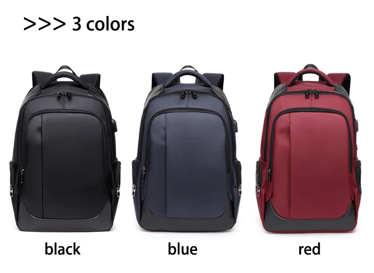 Высокое качество для мужчин водостойкий рюкзак для 15,6 "Ноутбук зарядка через usb Мужская Дорожная сумка колледж студент школьный рюкзак