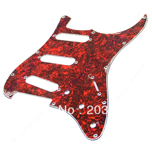 

B39 1pc 3 Ply Red Tortoise Shell Guitar Pickguard For Stratocaster Pick Guard