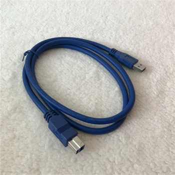 

USB 3.0 Type A Male Adapter to USB B Printer Port Male Data Extension Power Cable 1M Blue