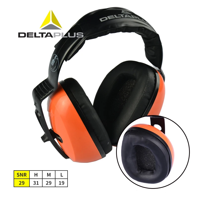 Deltaplus Anti-noise Earmuffs Working Sleeping Noise reduction Ear Protector Soundproof Headset Protective ear muffs SNR29dB Deltaplus Anti-noise Earmuffs Working Sleeping Noise reduction Ear Protector Soundproof Headset Protective ear muffs SNR29dB