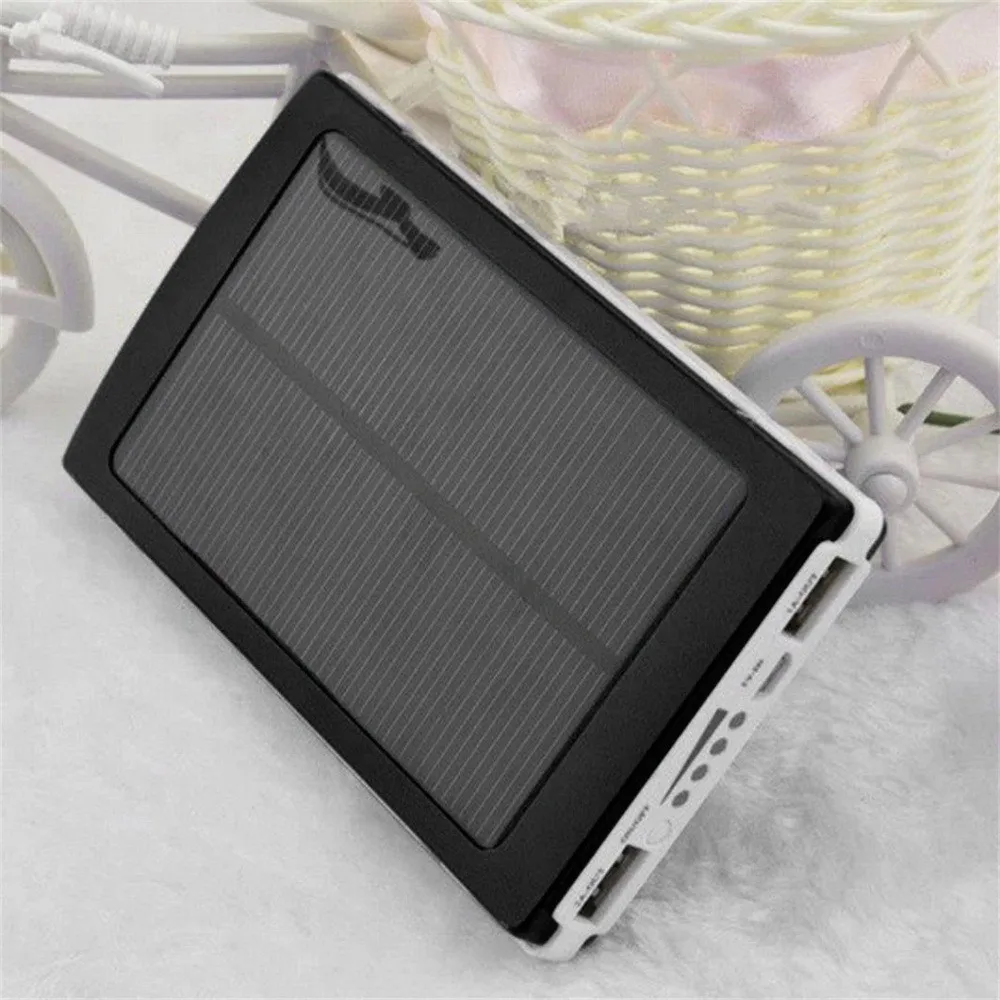 

Solar LED Portable Dual USB Power Bank 5x18650 External Battery Charger DIY Box Case 8.31