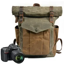 Retro Fashion Camera Bag National Waterproof DSLR Camera Backpacks Cases Geographic  for Canon Nikon Sony Lens Cases camera tas