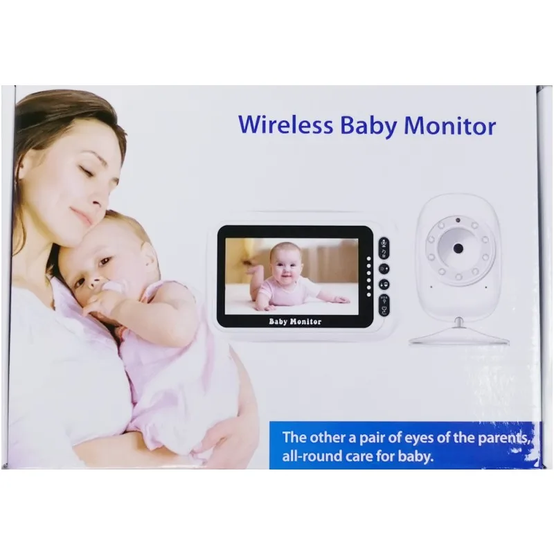 Безопасность 4,3 дюймов Беспроводной Детский монитор ЖК-дисплей детская камера видео умная камера 2 способа разговора ночное видение детская няня камера