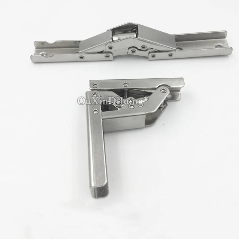 HOT 4PCS 90 Degree Folding Hinges Brackets Conversion 180 Degree Table