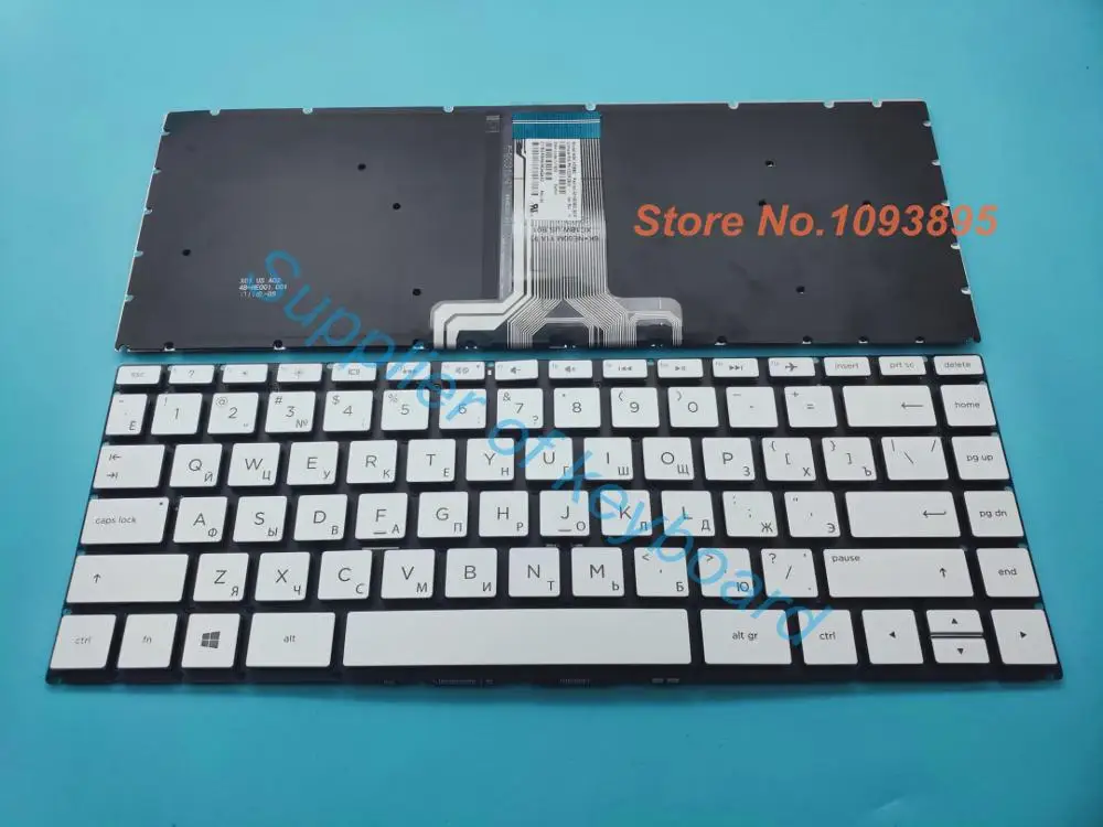 

NEW For HP home 14-bs000 14-bs100 14-bs500 14t-bs000 Laptop Russian Keyboard Silver Backlit