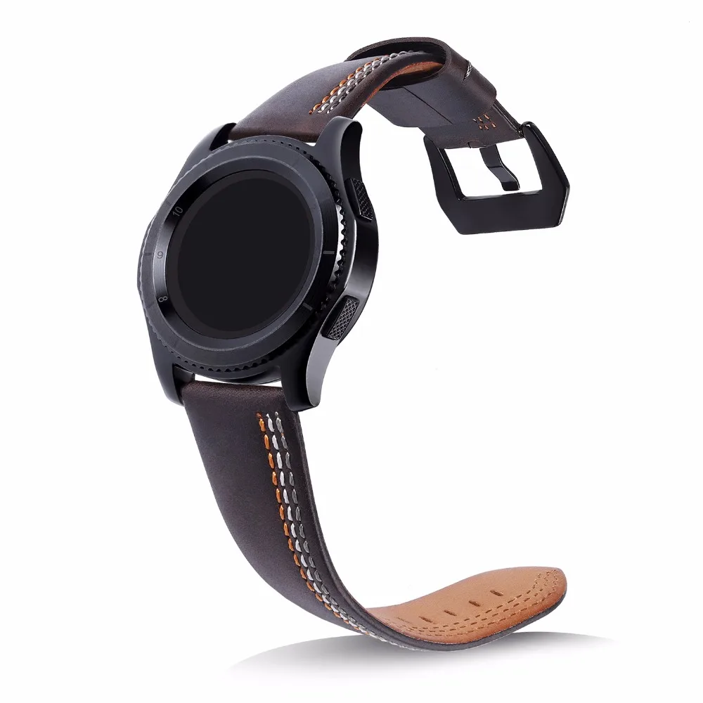 Amazfeel ремешок для оригинальных Xiaomi Huami Amazfit Stratos 2 наручные часы на кожаном ремешке Amazfit 2 Pace ремешок 22 мм samsung S3 браслет