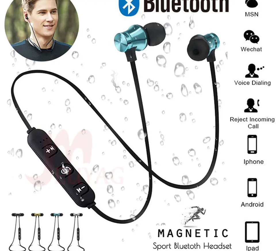 MEUYAG магнитные беспроводные bluetooth наушники XT11 Музыкальная гарнитура телефон шейный браслет спортивные наушники с микрофоном для iPhone samsung