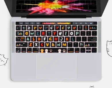 Чехол-клавиатура для Apple Macbook Pro MAC Air 12 13 15 retina, мягкие наклейки на клавиатуру, защита от пыли и воды, чехол для клавиатуры - Цвет: Многоцветный