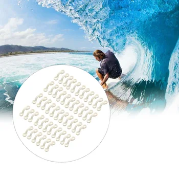 

50 Pcs Nylon Boat Eye Pads Deck Loops Tie Down Pad Eye Canoe Boat Kayaks Accessories Shock Cord Fastening Gear Replacement Kit