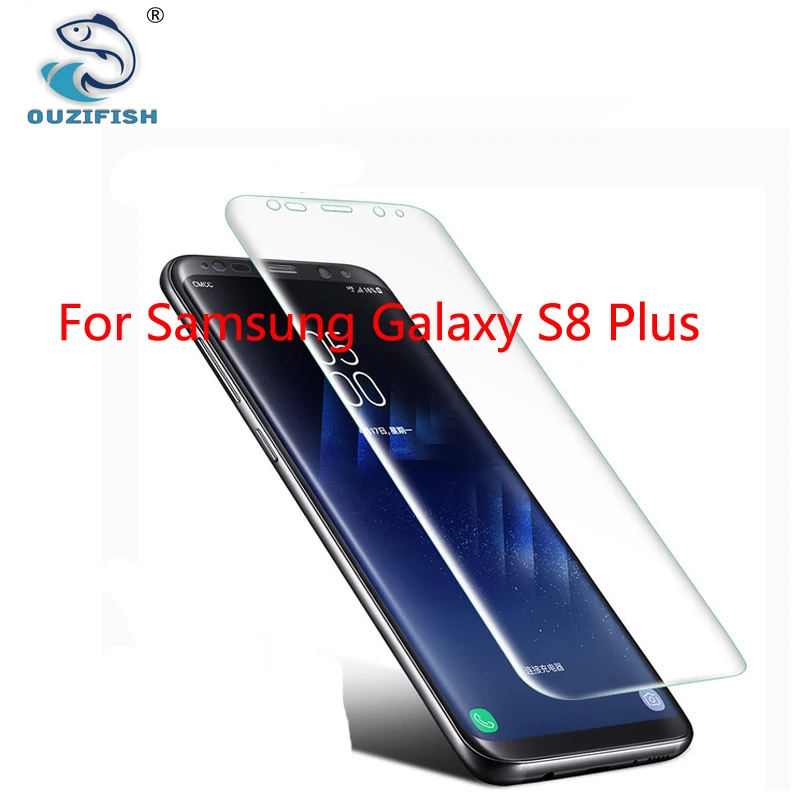 OuZiFish2 Pcs For Samsung galaxy S8 plus Explosion-proof screen protector samsung Plus Phone Glass Film | Мобильные телефоны и