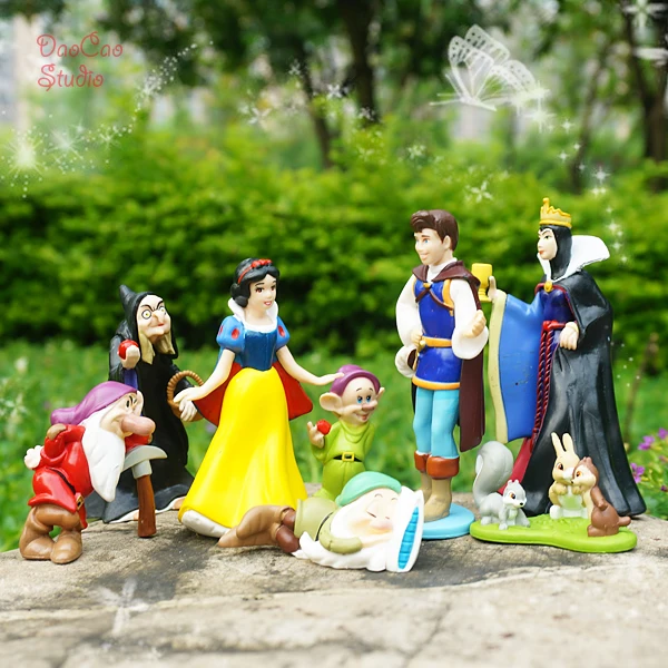 セット 8 個妖精ガーデンミニチュアフィギュア白雪姫と七人の小人妖精ガーデンミニチュアアクセサリー ガーデン 彫像 彫刻 Aliexpress