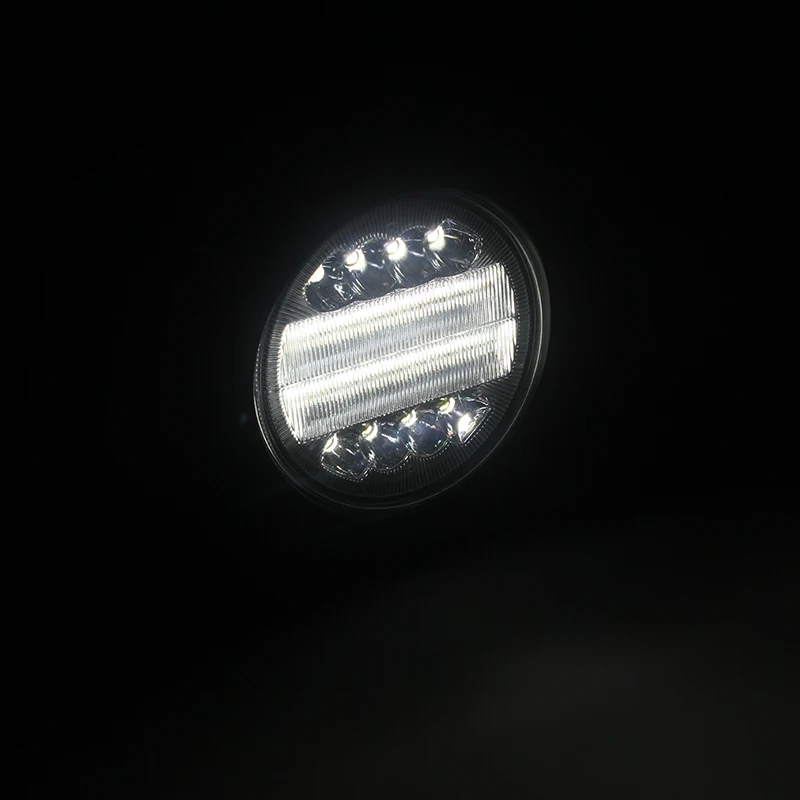 Пара 30 Вт светодиодный рабочий свет бар с янтарным Halo Кольцо угол глаз грузовик вождения рабочий свет для Jeep внедорожных автомобилей внедорожник грузовики