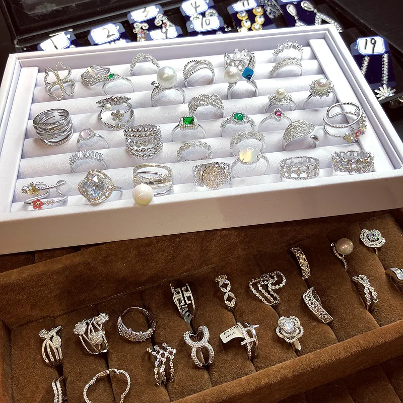 

50 Pcs/lot fashion women new wholesale rings jewelry mix random style hot sale men ring jewelry wholesale 0708-58