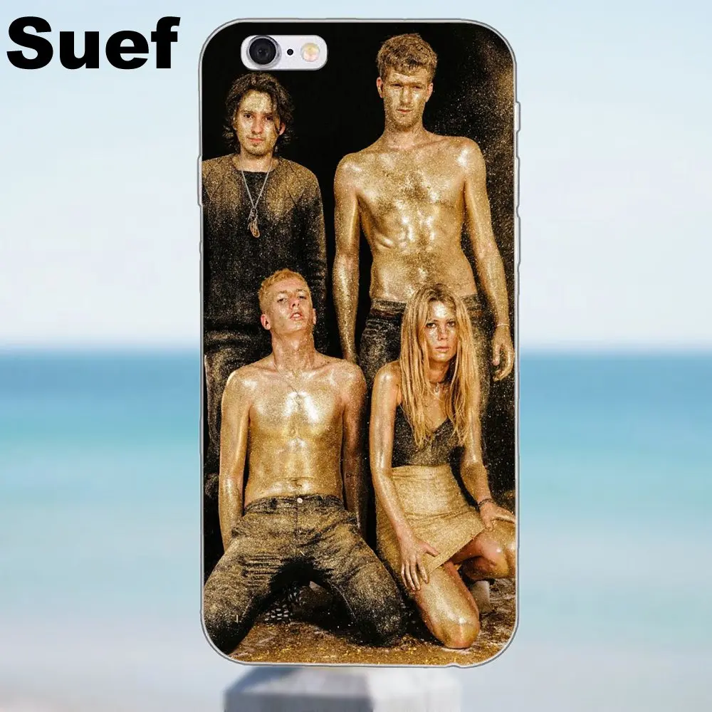 Суэф рок-группы коллекция защитный кожаный чехол для iPhone X 4 4S 5 5S 5C SE, 6, 6 S, 7, 8 Plus Galaxy A3 A5 J1 J3 J5 J7 - Цвет: as picture