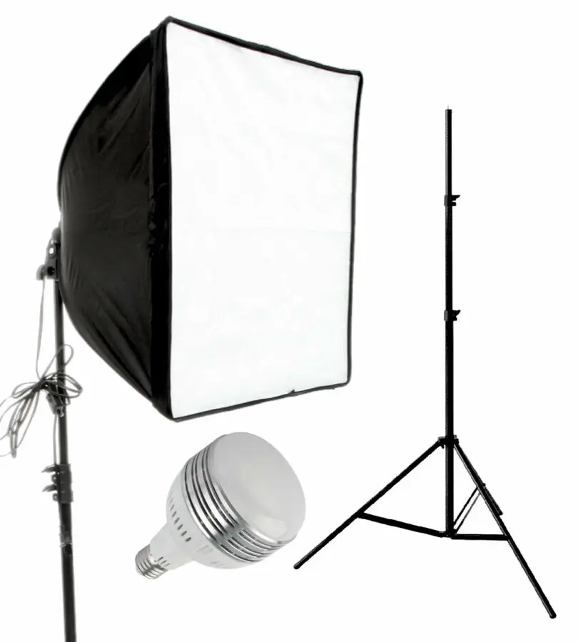 

LED 60W 20 inch Softbox Photo Studio Light Kit Photography Video Soft Box