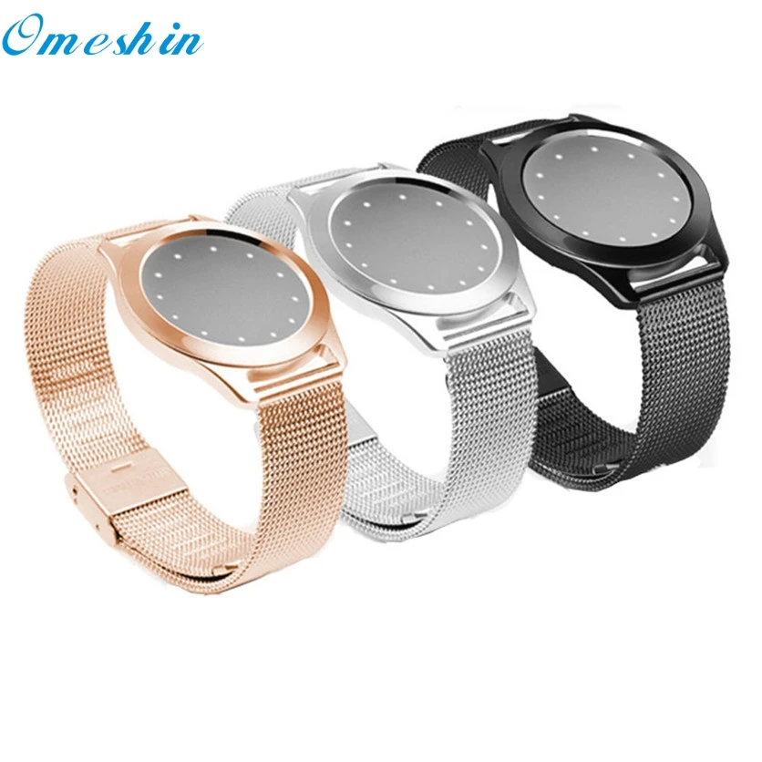 

OMESHIN SimpleStone Steel Wristband Strap Bracelet Sleep Fitness Monitor For Misfit Shine 2 June22