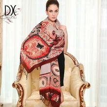 Роскошный брендовый шарф унисекс Женский Мужской канадский шерстяной кашемировый шарф пашмины с кисточками женский мужской шарф теплый большой размер 96*43 дюйма