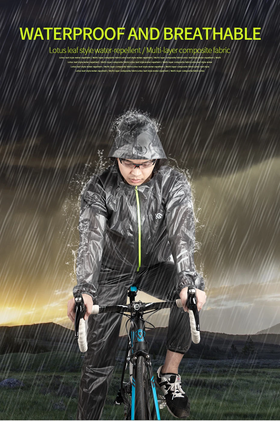 CoolChange дождевик для велосипеда из ТПУ ветрозащитная быстросохнущая велосипедная Одежда MTB велосипедная футболка многофункциональное Велосипедное снаряжение для женщин
