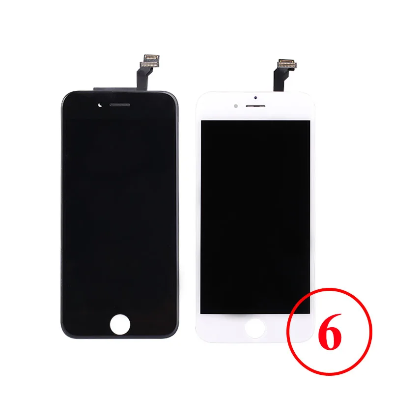 100 Test 4 7 Inch LCD For Iphone 6 Display Touch Screen Replacement Digitizer Assembly White