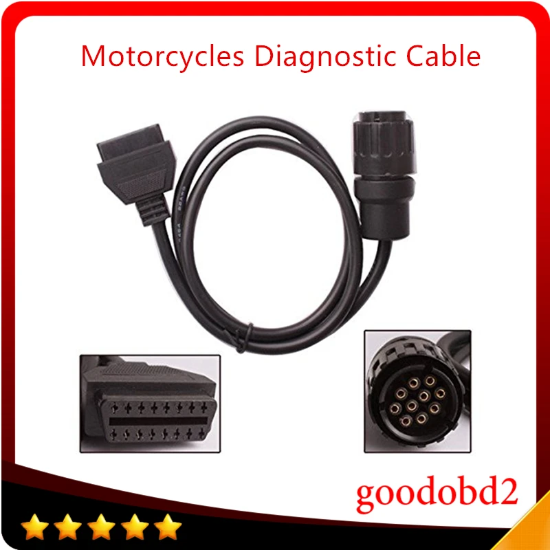 Per Bmw Icom D Cavo Moto Cavo Moto Cavo Diagnostico Adattatore 10Pin Funziona Con Bmw Icom O Bmw Icom A2 A3