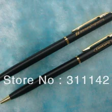 Лидер продаж, хорошее качество, рекламная металлическая ручка, 500 шт., с индивидуальным логотипом,, металлическая шариковая ручка, тонкая