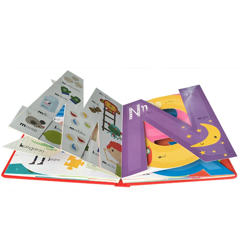  My Awesome Alphabet Book ABC original English board Books Baby kids learning educational word book 