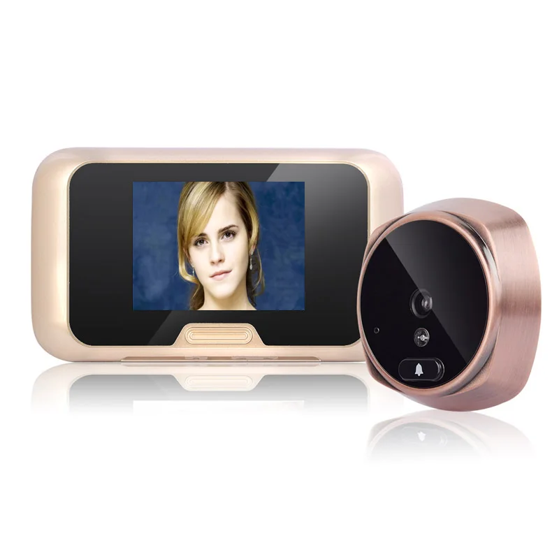 Mountainone 3 0 TFT IR Day Night View Digital Peephole Door Viewer Door Bell with 120